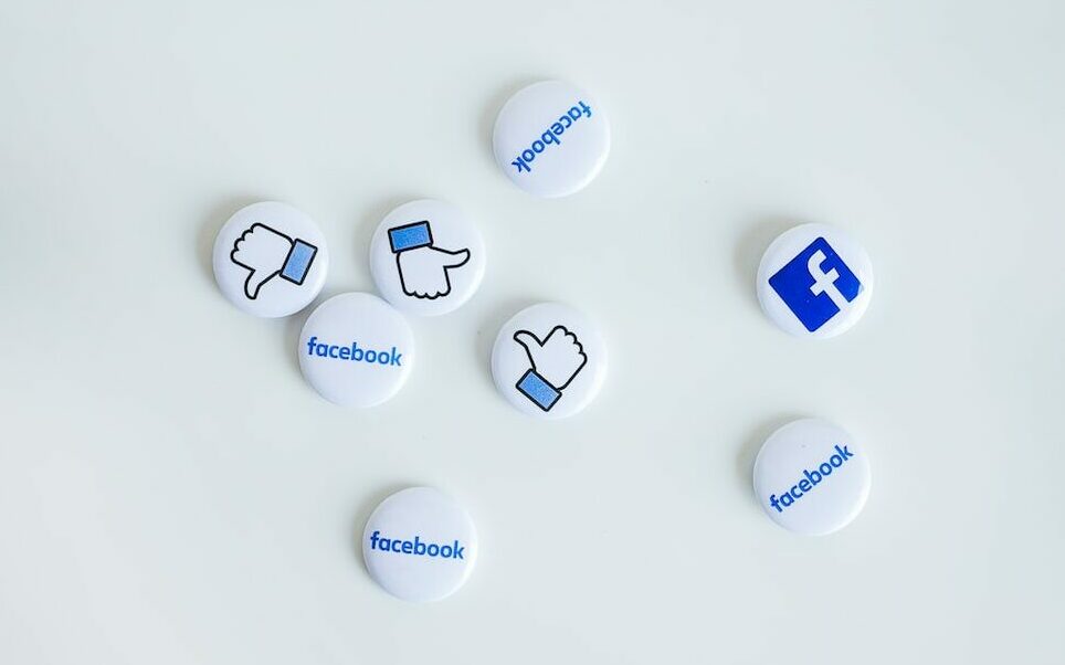 facebook button pins